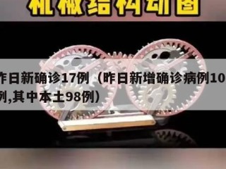 昨日新确诊17例（昨日新增确诊病例101例,其中本土98例）